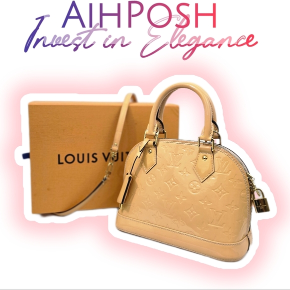 Louis Vuitton Alma BB in Yellow Vernis (DC:FL3105) (Comes with Dustbag - NO BOX) - Picture 2 of 10